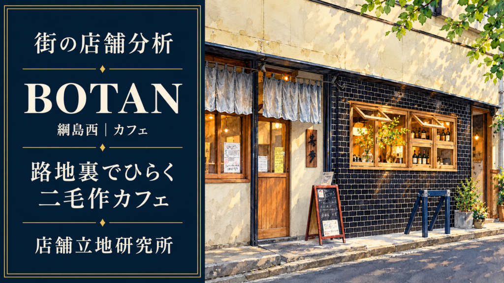 綱島のBOTANの立地分析記事アイキャッチ